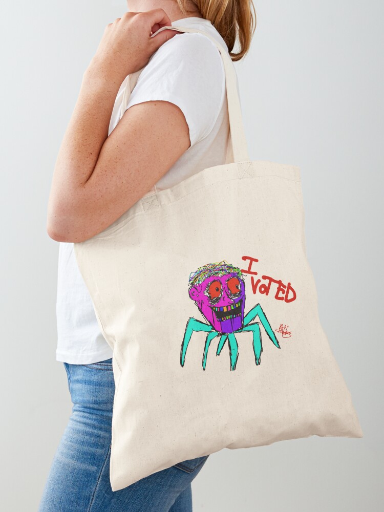 Thumbnail 1 of 5, Tote Bag, I Voted designed and sold by HudsonRowan.