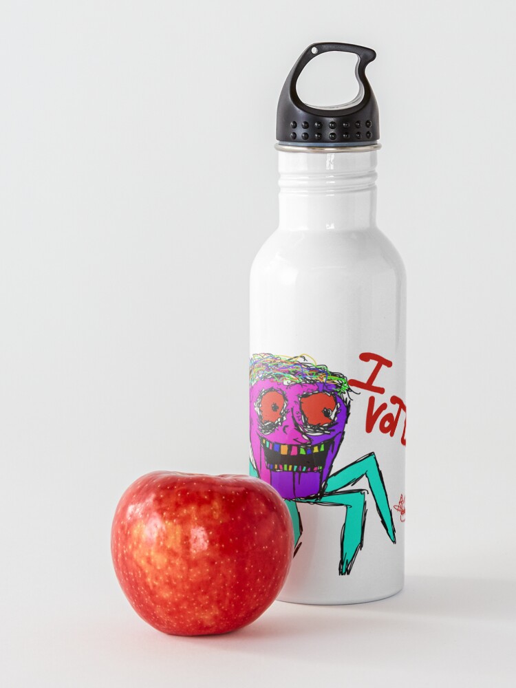 Thumbnail 4 of 5, Water Bottle, I Voted designed and sold by HudsonRowan.