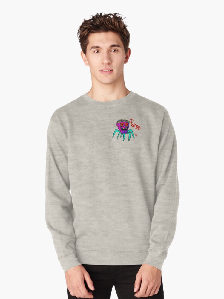 Thumbnail 1 of 5, Pullover Sweatshirt, I Voted designed and sold by HudsonRowan.