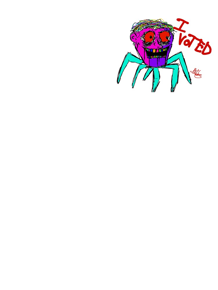 Thumbnail 4 of 4, Boxy T-Shirt, I Voted designed and sold by HudsonRowan.