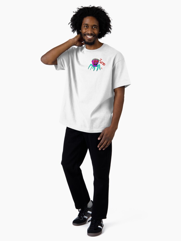 Thumbnail 4 of 7, Oversized T-Shirt, I Voted designed and sold by HudsonRowan.