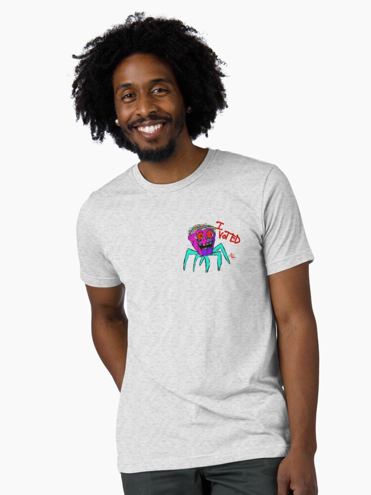 Thumbnail 1 of 7, Tri-blend T-Shirt, I Voted designed and sold by HudsonRowan.