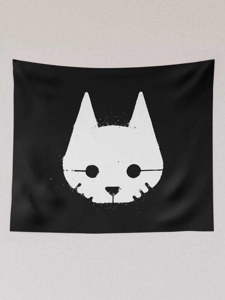 Stray™ - Cat Graffiti Icon [White] Tapestry for Sale by SWISH-Design