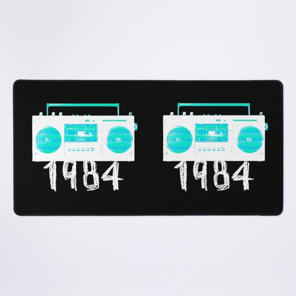 Item preview, Vintage Stereo Speaker 1984 , Gift for Orwell Fan, Writer or born in 1984 designed and sold by badlydrawnbabe.