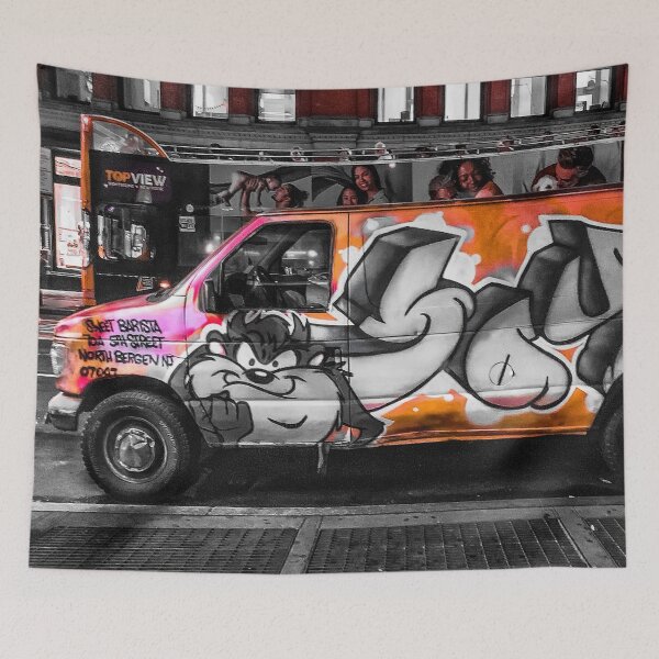 Item preview, Truck Graffiti Street Art City Manhattan New York City  designed and sold by eleonoraingrid.