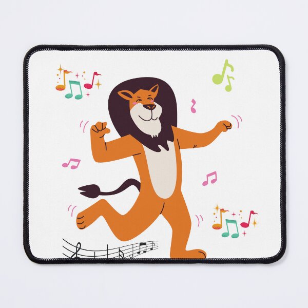 Item preview, a lion enjoys music designed and sold by Haske ⭐⭐⭐⭐⭐.