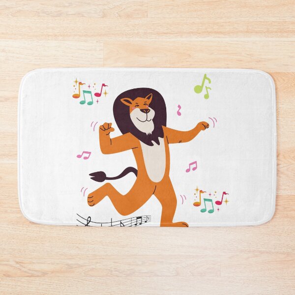 Item preview, a lion enjoys music designed and sold by Haske ⭐⭐⭐⭐⭐.