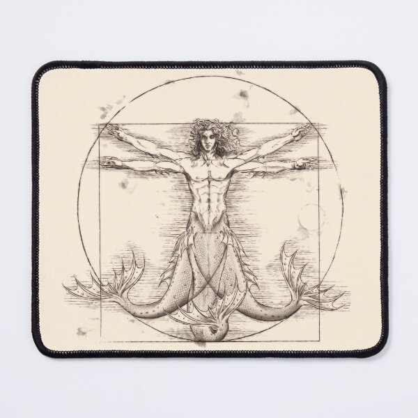 Item preview, Vitruvian Merman designed and sold by kvhastings.