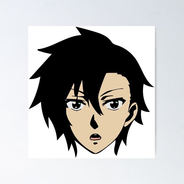 Black Summoner Efil without eyes Minimalist Flat Art Design