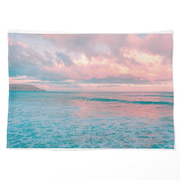 Ocean Sunset Acrylic Painting  pink ocean sunset painting : OCEAN PAINTING  SERIES #1 PINK 