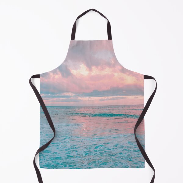 Item preview, Beautiful Cotton Candy Pink Sky, Ocean Waves designed and sold by newburyboutique.