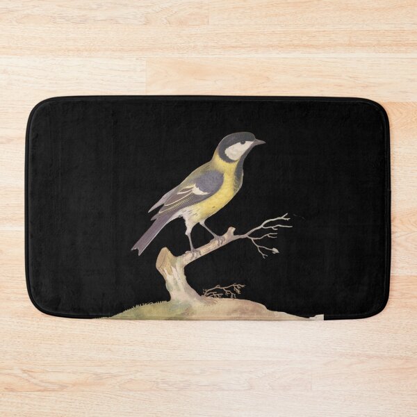 Item preview, Great Titmouse Bird with Blackground designed and sold by FlippinTurtles.