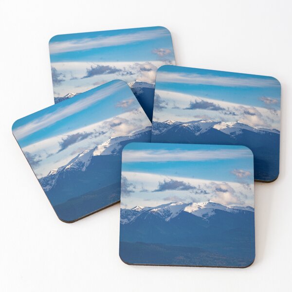Item preview, Snowcap Mountains Heading To Sitka Alaska designed and sold by The Bubble 1307.