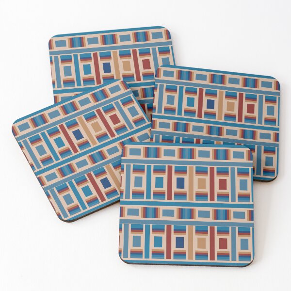 Item preview, Kente Cloth African Ashanti Pattern Blue designed and sold by Anna Lemos.