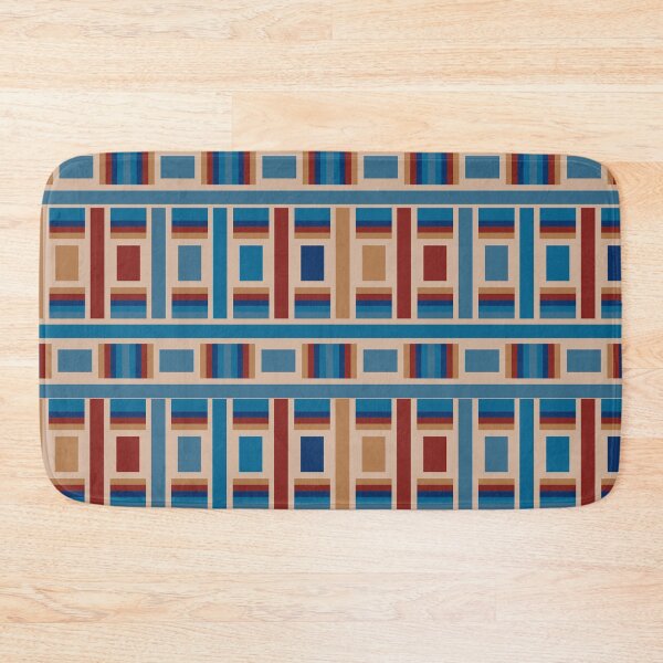 Item preview, Kente Cloth African Ashanti Pattern Blue designed and sold by Anna Lemos.