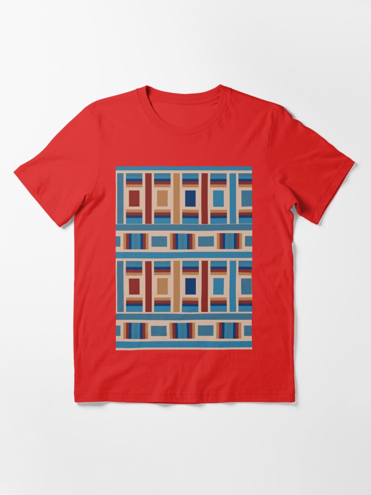 Kente Cloth African Ashanti Pattern Blue Kids T-Shirt for Sale by