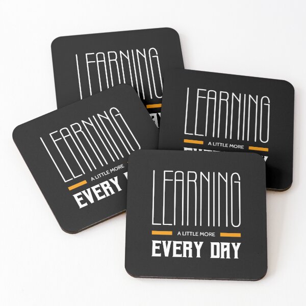 Item preview, Learning a little more every day for daily motivation designed and sold by TheLuckyShirts.