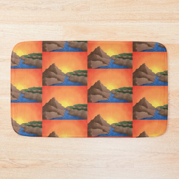 Item preview, Grainy Textured Nature Landscape designed and sold by CrazyCatCraft.