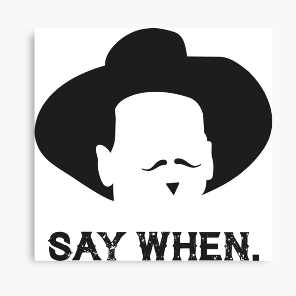 Say When Canvas Print
