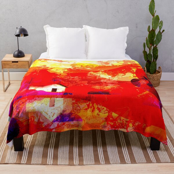 Item preview, Vibrant abstract landscape art designed and sold by TipTopTapo.