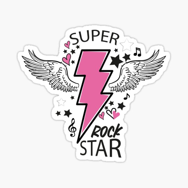 Vista previa del artículo con la obra «súper estrella de rock», diseñado y vendido por crecortes.