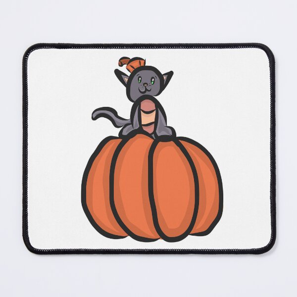 Item preview, Cute cat on pumpkin designed and sold by Thedisc0panda.