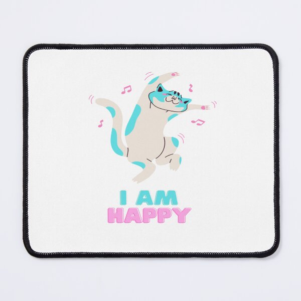 Item preview,  cat feels happy   designed and sold by BARBARASHOW.