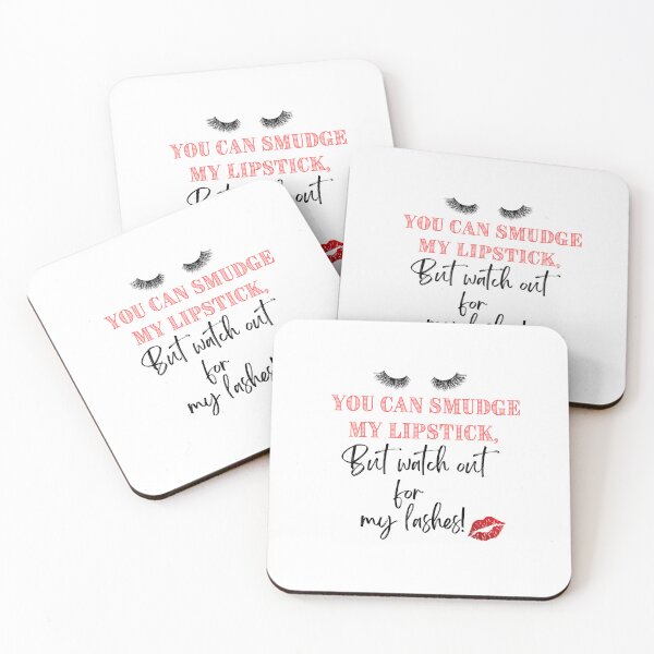 Item preview, Smudge my lipstick not my lashes designed and sold by Mermama-House.