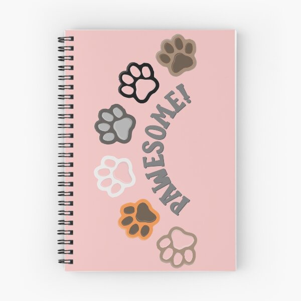 Item preview, Pawesome adorable paw motivational pet lover good vibes gifts pink kawaii designed and sold by Novel-ty.