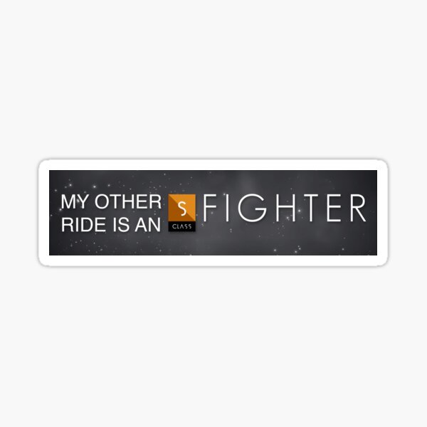 No Man's Sky - Meine andere Fahrt ist ein S-Klasse-Kämpfer Sticker