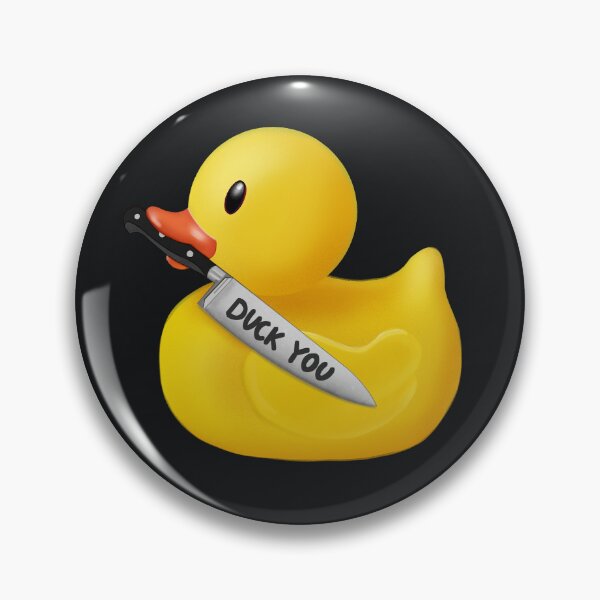 Item preview, Rubber duck with knife Duck you designed and sold by Meakm-art.