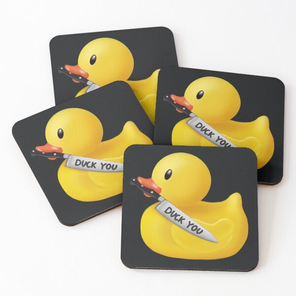 Item preview, Rubber duck with knife Duck you designed and sold by Meakm-art.