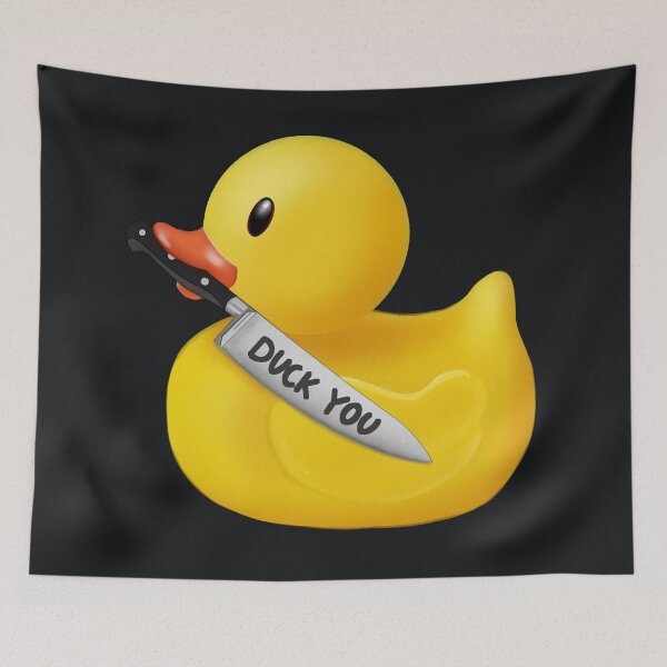 Item preview, Rubber duck with knife Duck you designed and sold by Meakm-art.
