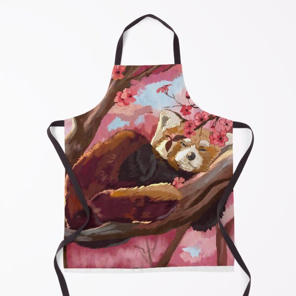 Item preview, Red Panda Sleeping in Cherry Blossom Tree: No Text version designed and sold by Jessiemay-arts.