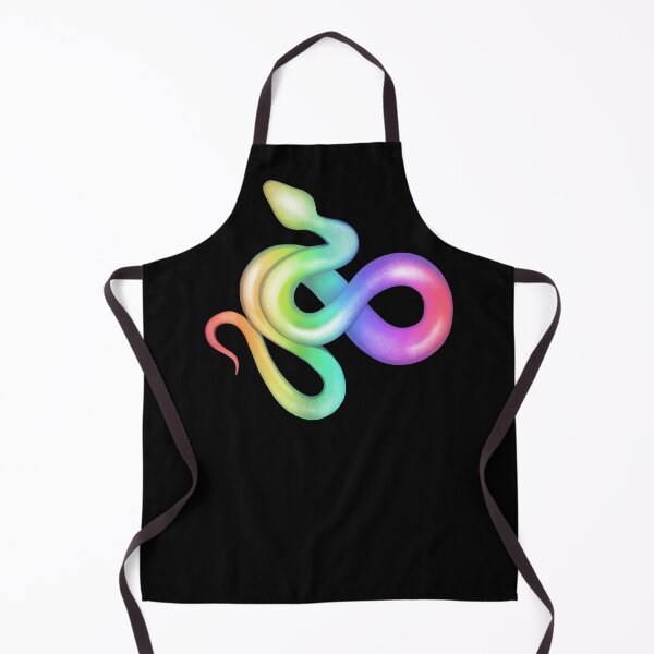 Item preview, Rainbow colorful snake designed and sold by Meakm-art.