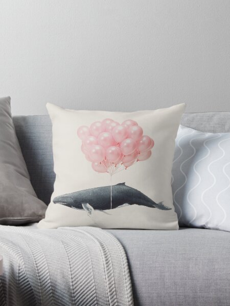 Artikel-Vorschau von Wal und rosa Luftballons, designt und verkauft von juliaemelian.