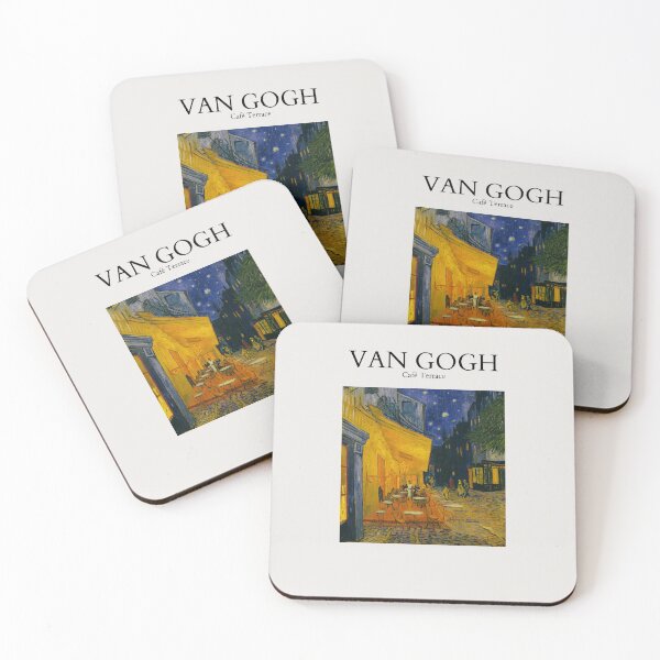 Item preview, Vincent Van Gogh, Café Terrace designed and sold by sunii-berry.