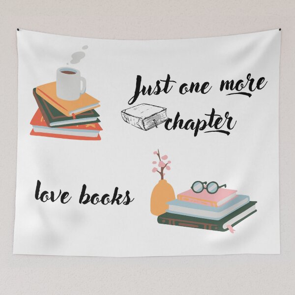 Item preview, books lover pack  designed and sold by OumaMerch.