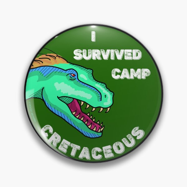 Item preview, Camp Cretaceous Badge - Jurassic World designed and sold by -art-by-syd-.