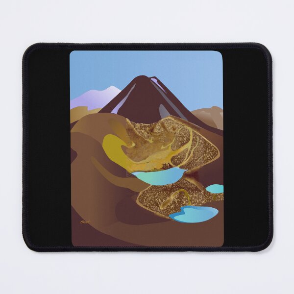Item preview, Emerald Lakes Vintage Poster designed and sold by Patricia Howitt.