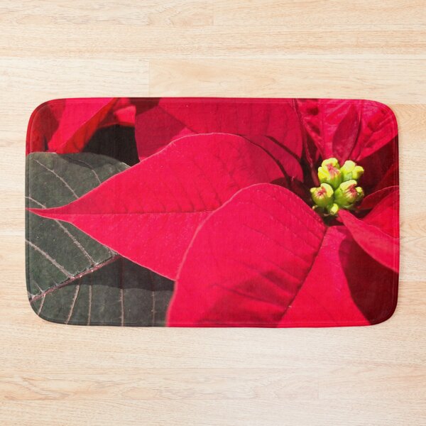Item preview, Red Poinsettia celebrating a Joyous Merry Christmas designed and sold by Photomersion.