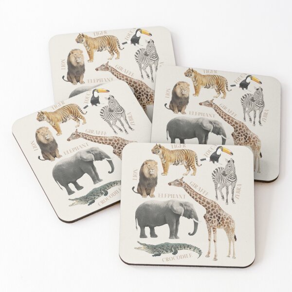 Item preview, Safari animals kids room art print designed and sold by juliaemelian.