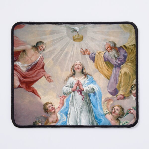 Item preview, Coronation of the Blessed Virgin Mary Our Lady God Jesus Holy Spirit Angels designed and sold by Brasilia.