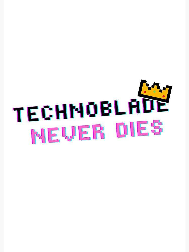 Technoblade - Technoblade Never Dies | Art Board Print