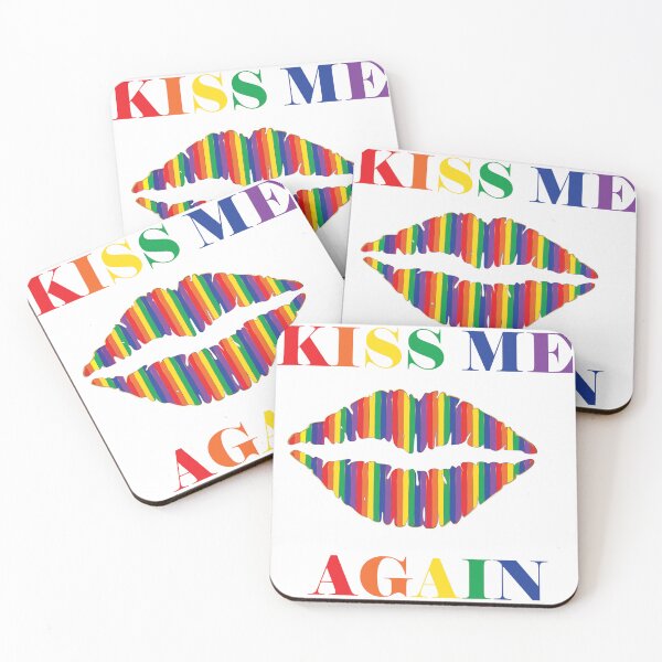 Item preview, Rainbow Kiss Me Again designed and sold by PufnicaDesign.