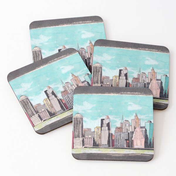 Item preview, New York City from Brooklyn Bridge Park designed and sold by genpopart.