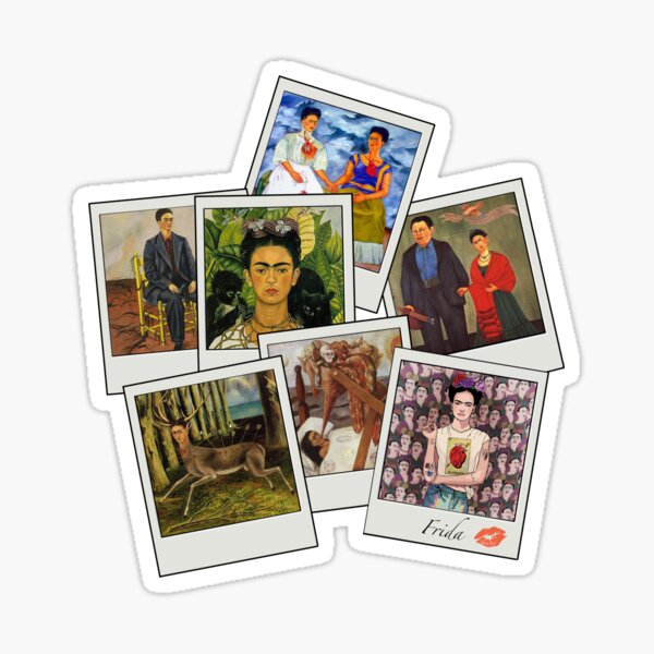 Polaroid Kahlo Sticker