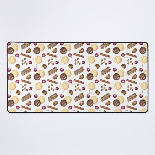Item preview, Autumn sweets and spices (pattern on white) designed and sold by Flowersforbear.