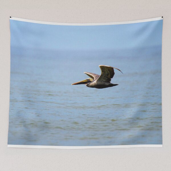 Item preview, ANIMALS #58 - Pelican Flying Low Over Ocean designed and sold by DEL-Productions.