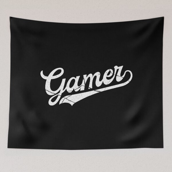 Item preview, Gamer Baseball Style (on dark) designed and sold by geekyT.